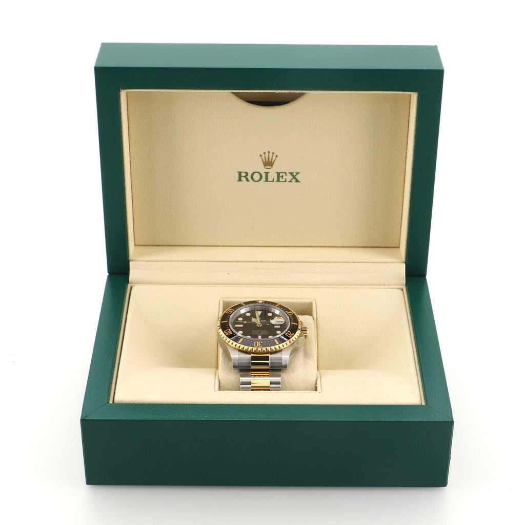Oyster Perpetual Sea-Dweller Automatic Watch Ceramic and Stainless Steel and Yellow Gold 40