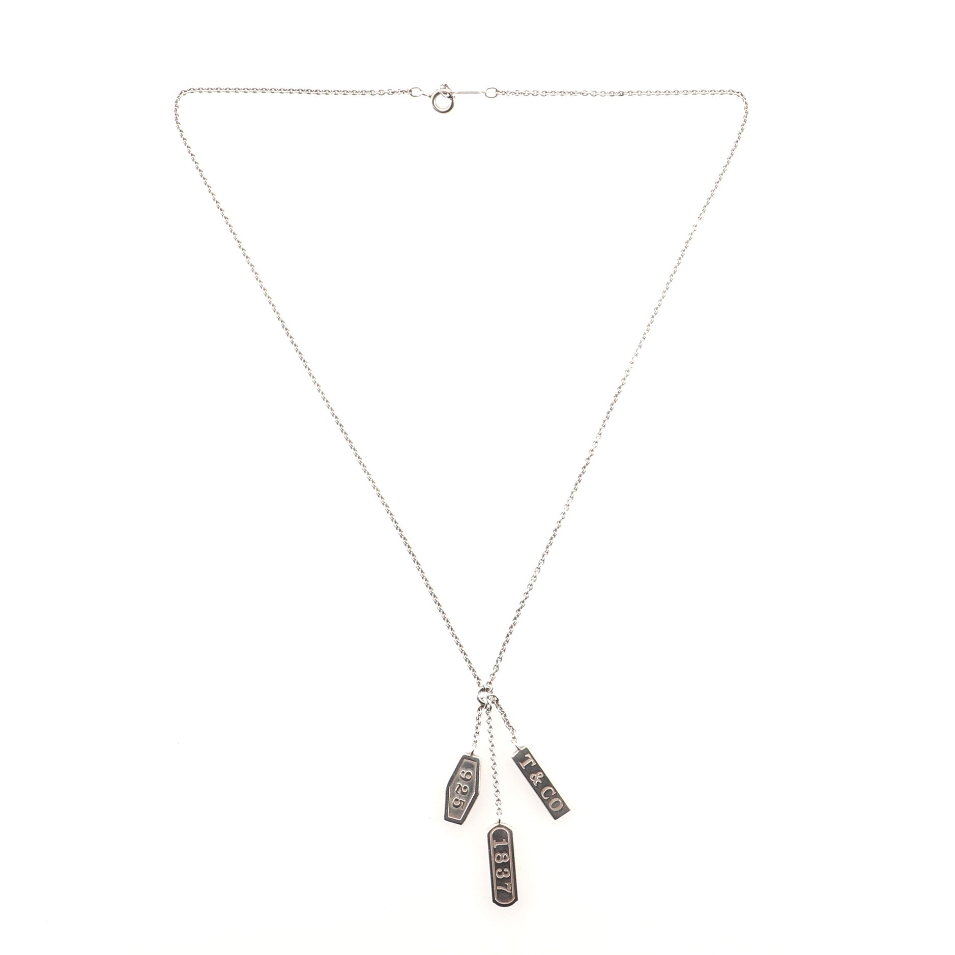 1837 Pendant Necklace Sterling Silver