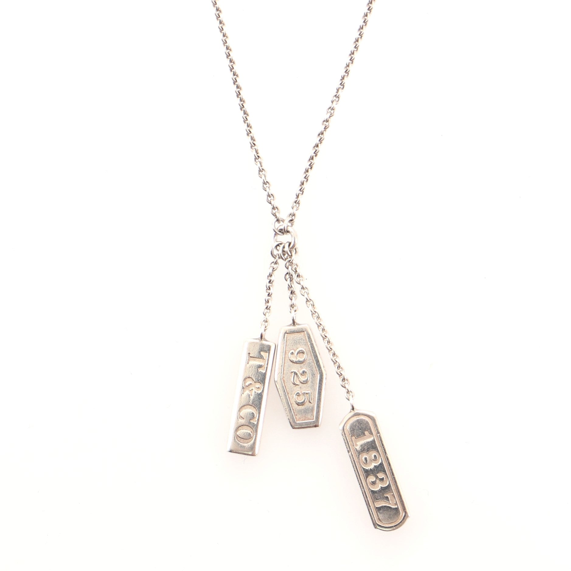 1837 Pendant Necklace Sterling Silver