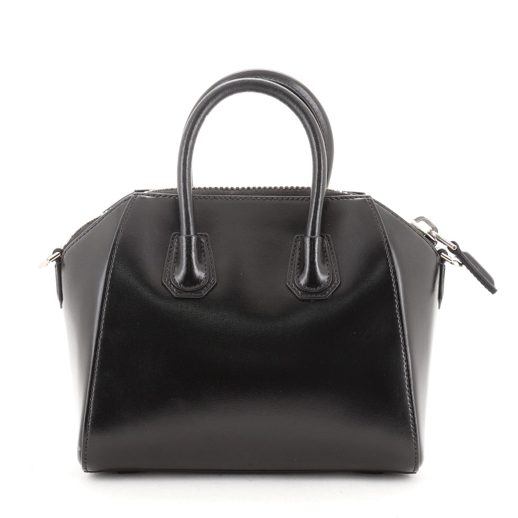 Antigona Bag Glazed Leather Mini