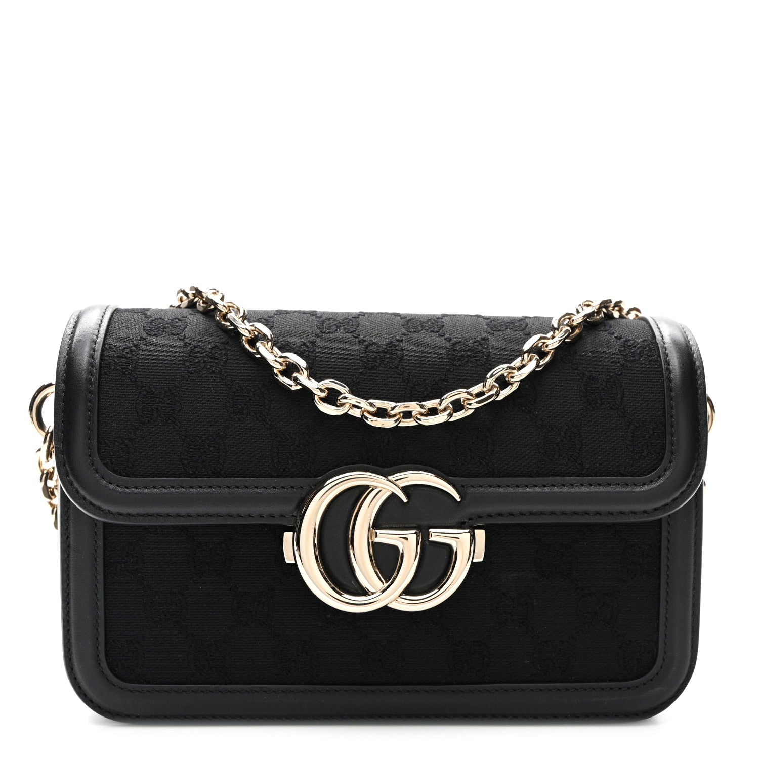 Monogram Go Small Shoulder Bag Black