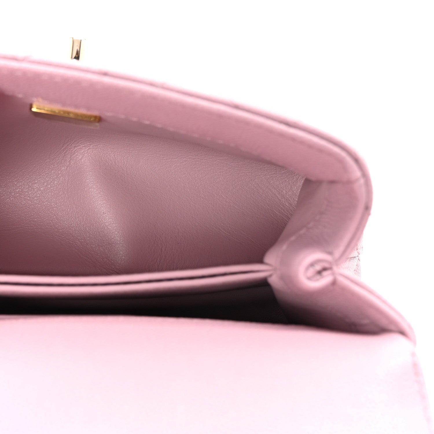 Caviar Quilted Extra Mini Coco Handle Flap Light Pink