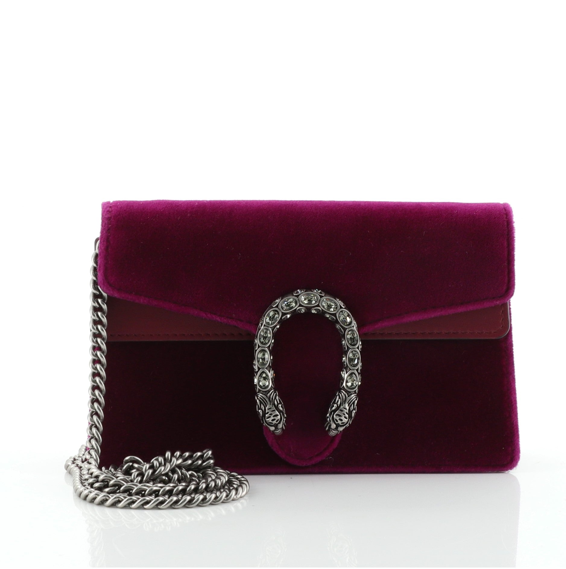 Dionysus Bag GG Velvet Super Mini