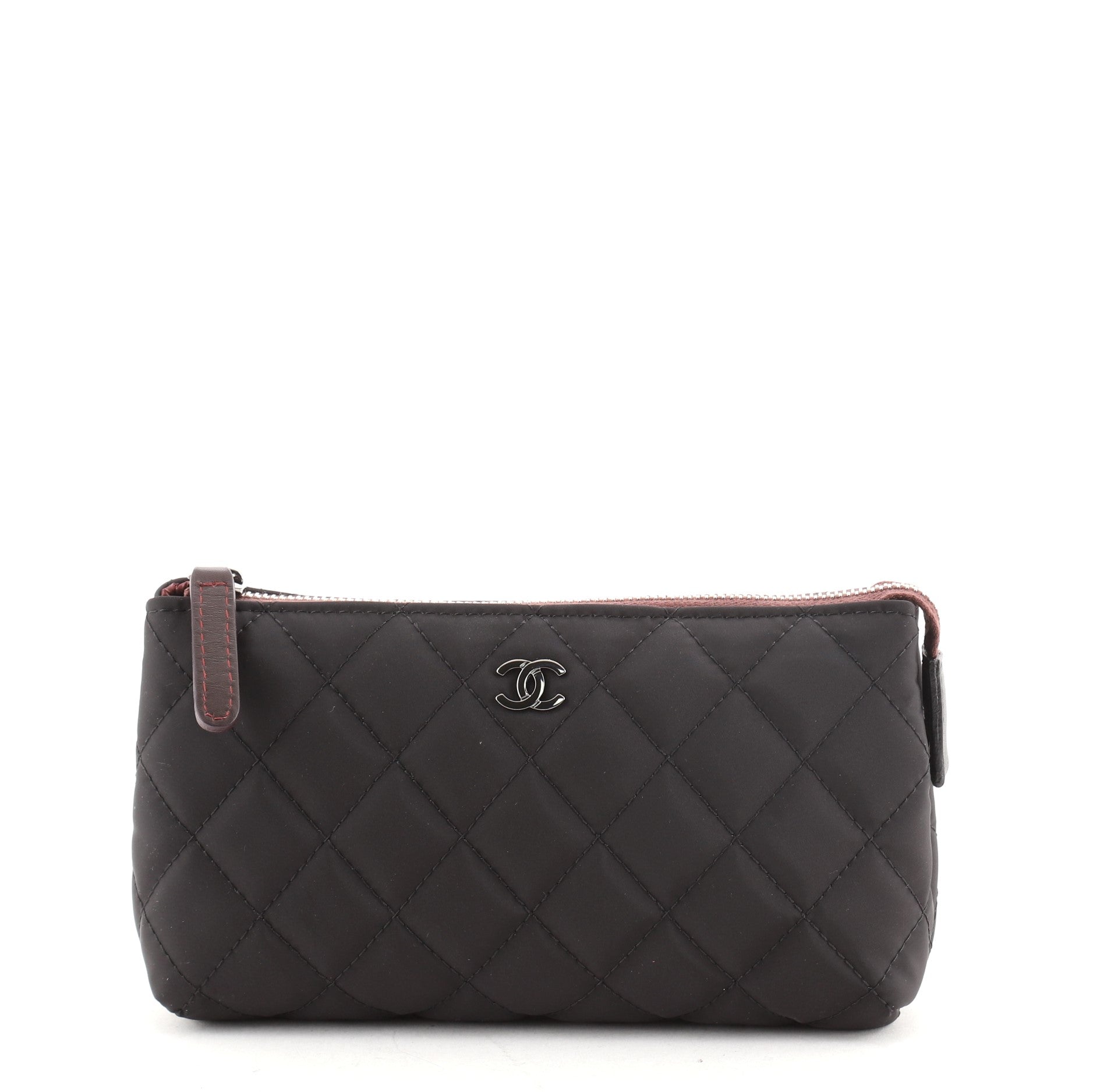 Classic O Case Pouch Quilted Nylon Mini