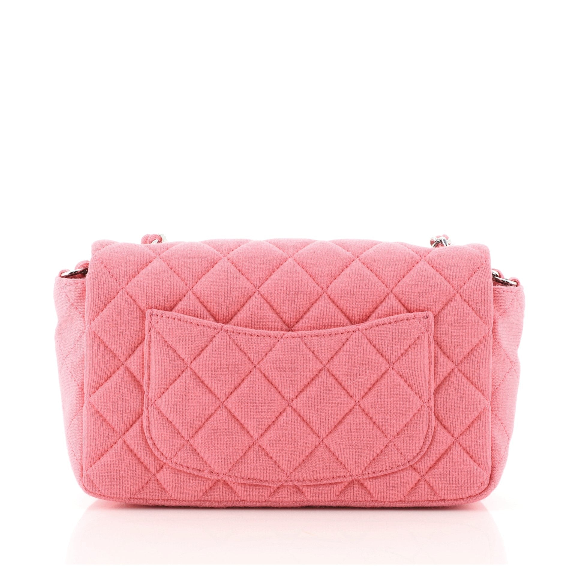 Classic Single Flap Bag Quilted Jersey Mini