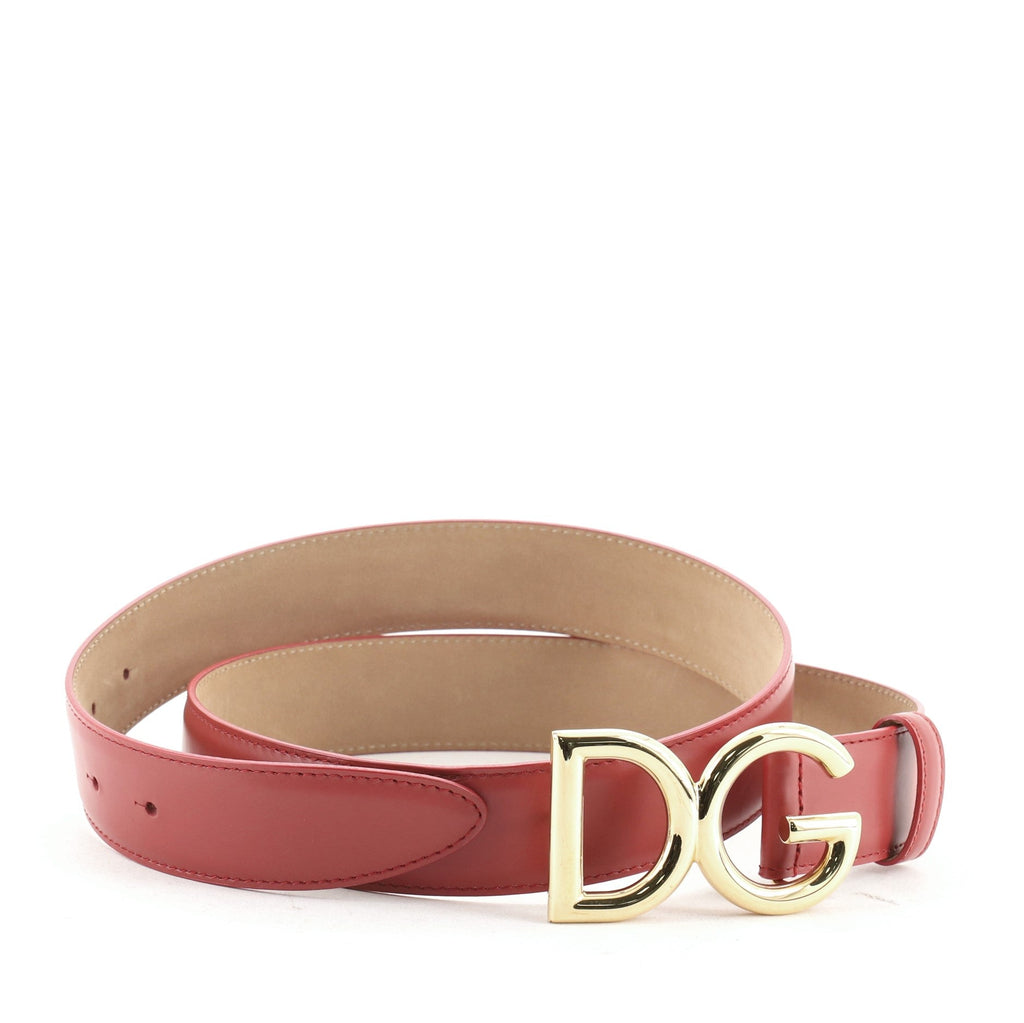 DG Logo Belt Leather Medium
