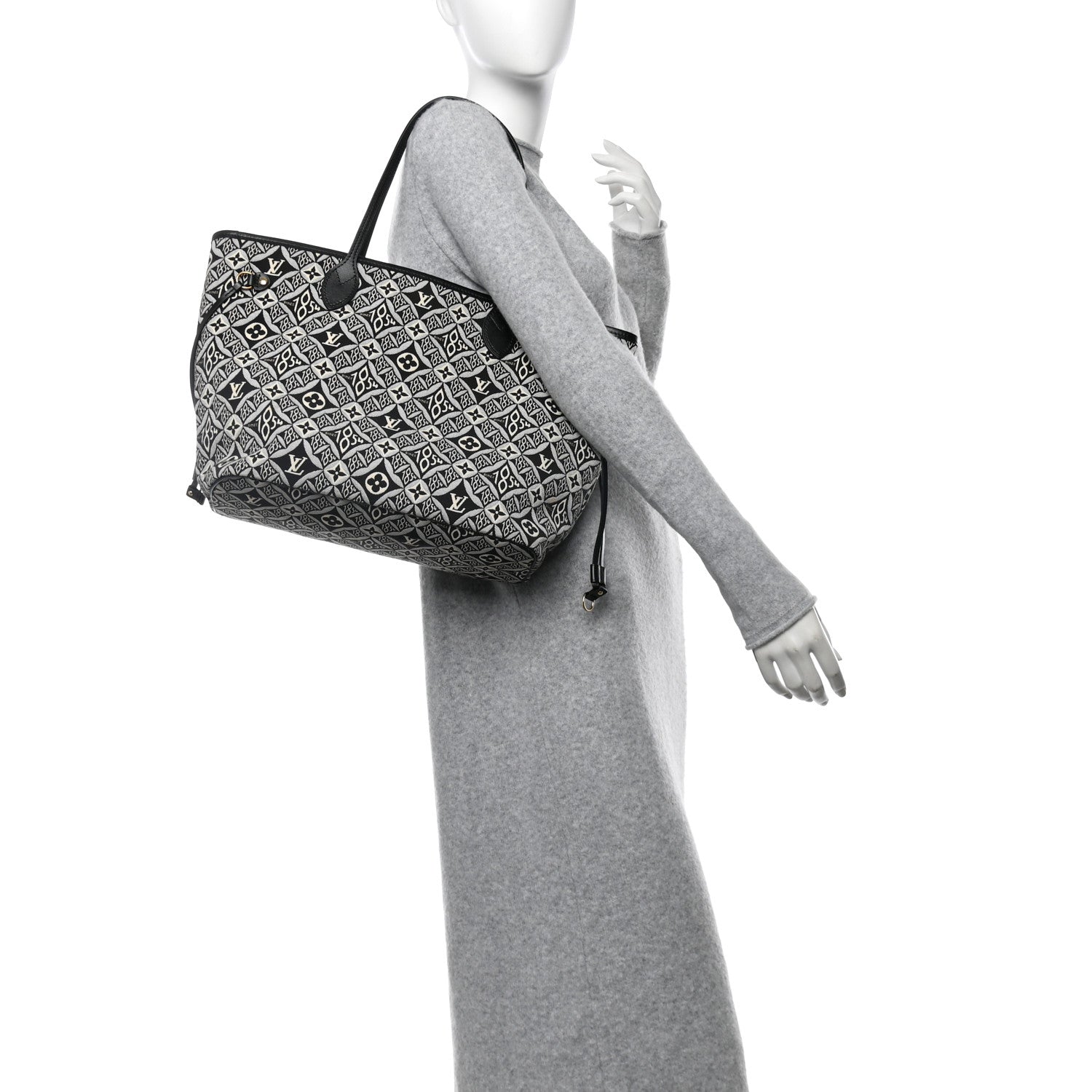 Jacquard Since 1854 Neverfull MM Grey