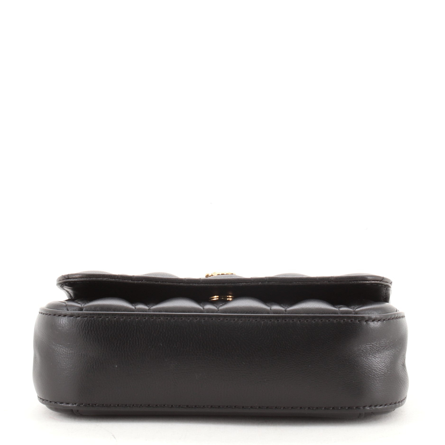 Virtus Clutch on Chain Quilted Leather