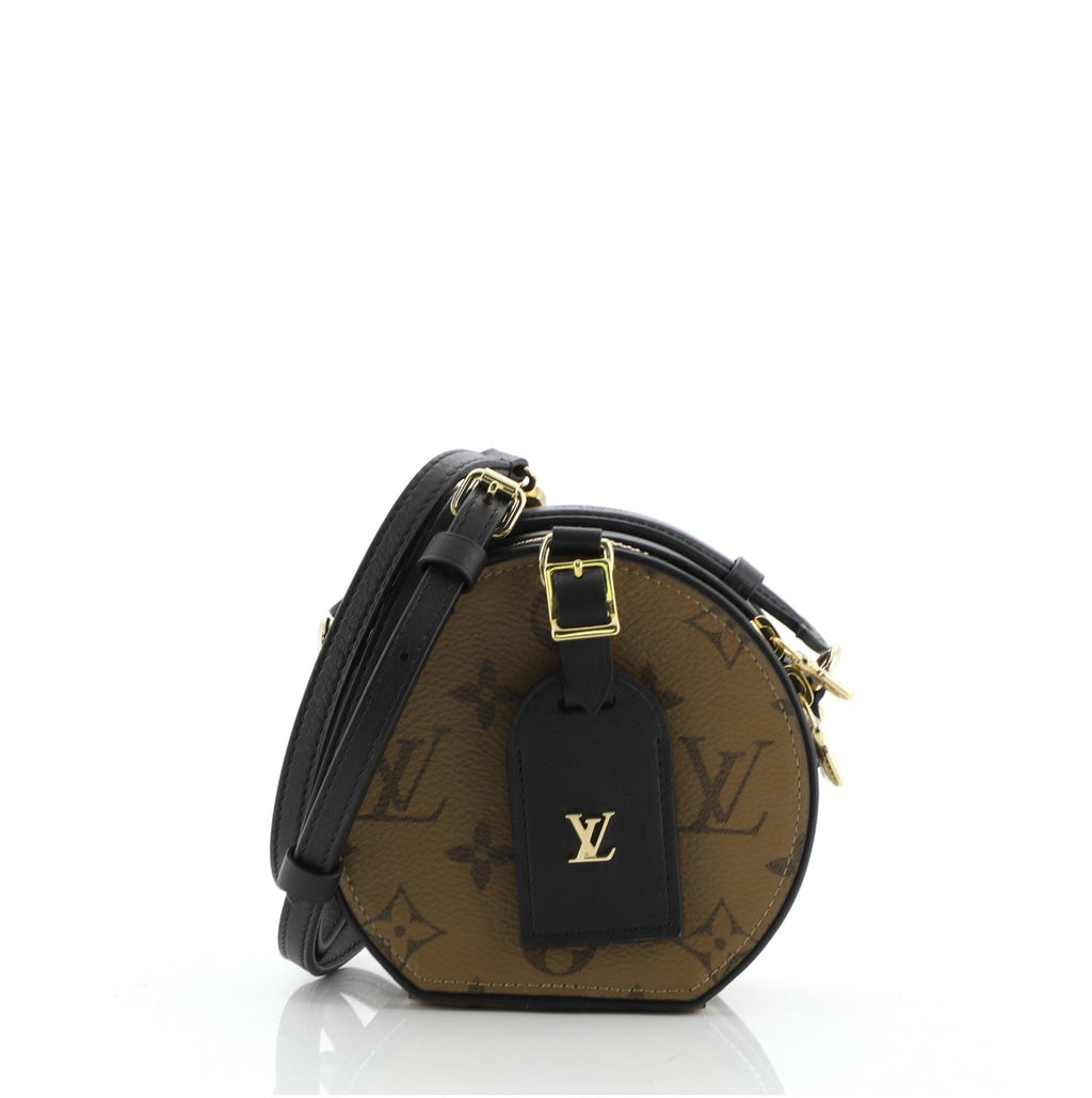 Mini Boite Chapeau Bag Reverse Monogram Canvas