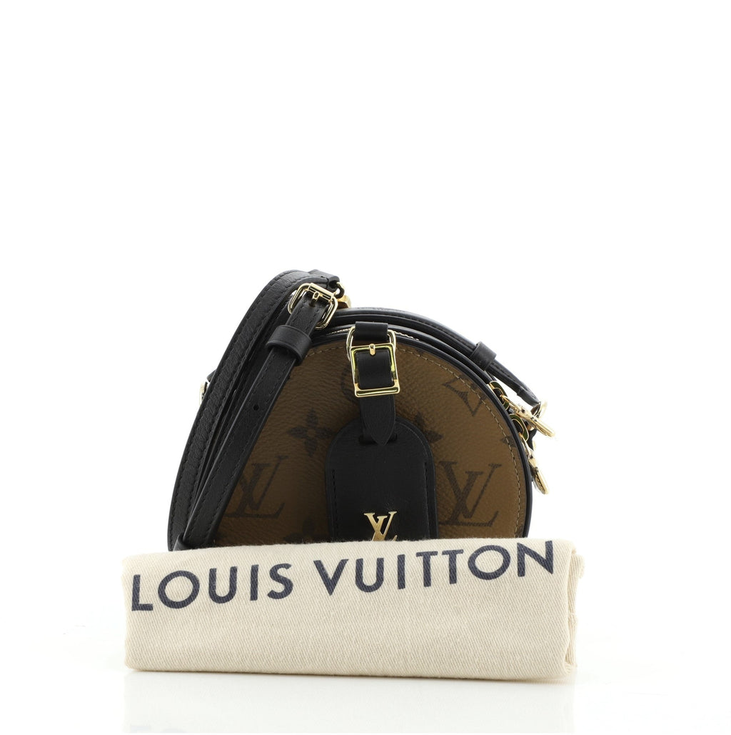 Mini Boite Chapeau Bag Reverse Monogram Canvas