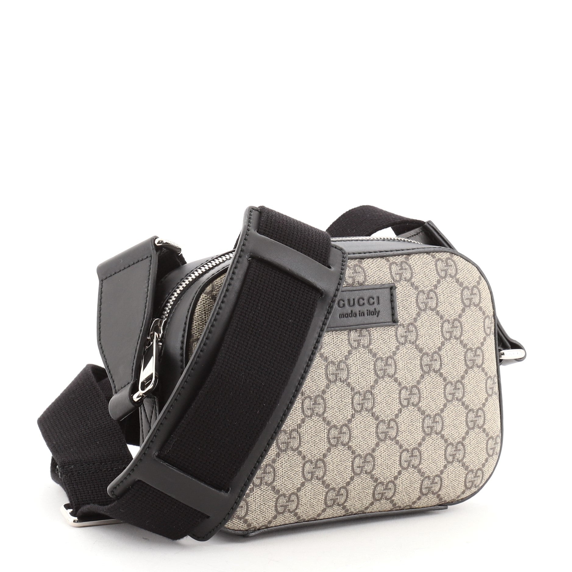 Camera Shoulder Bag GG Coated Canvas Mini