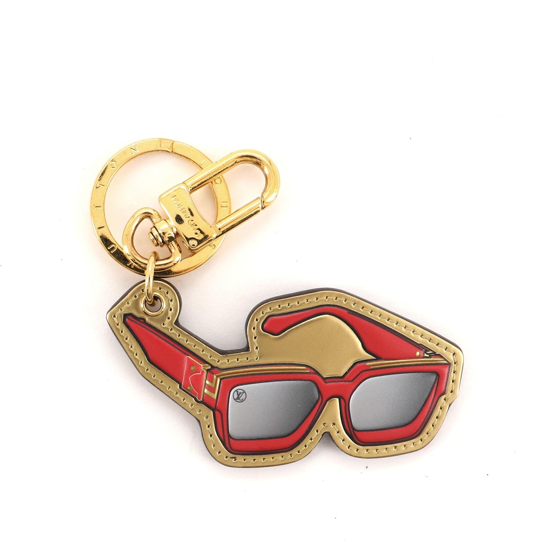 1.1 Millionaire Mini Icons Bag Charm and Key Holder Printed Leather and Monogram Canvas