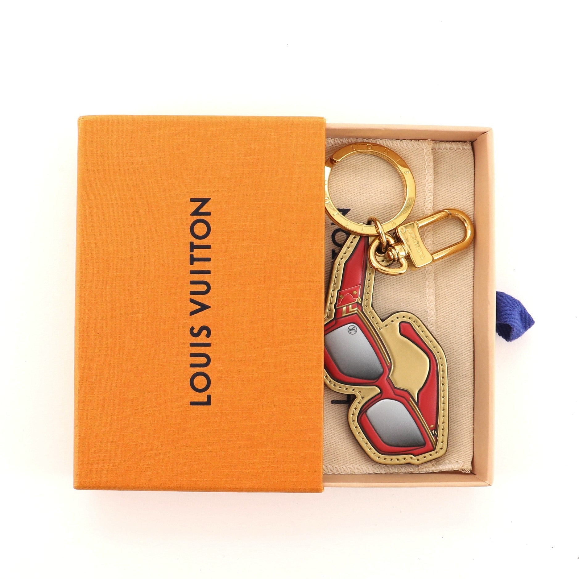 1.1 Millionaire Mini Icons Bag Charm and Key Holder Printed Leather and Monogram Canvas