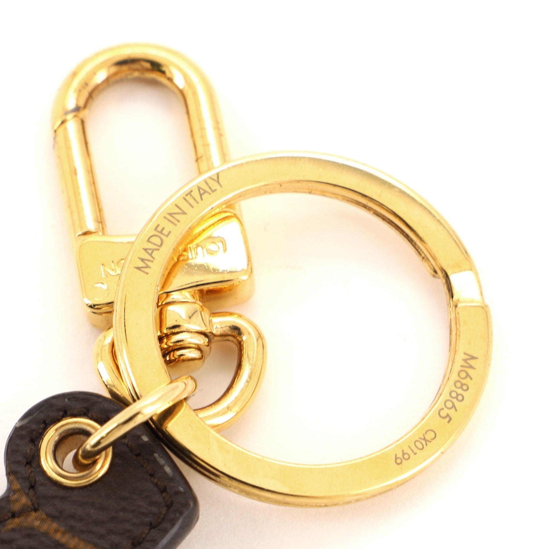 1.1 Millionaire Mini Icons Bag Charm and Key Holder Printed Leather and Monogram Canvas