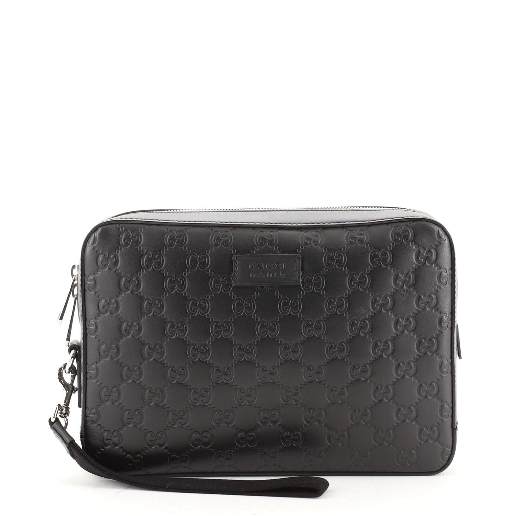 Wristlet Clutch Guccissima Leather