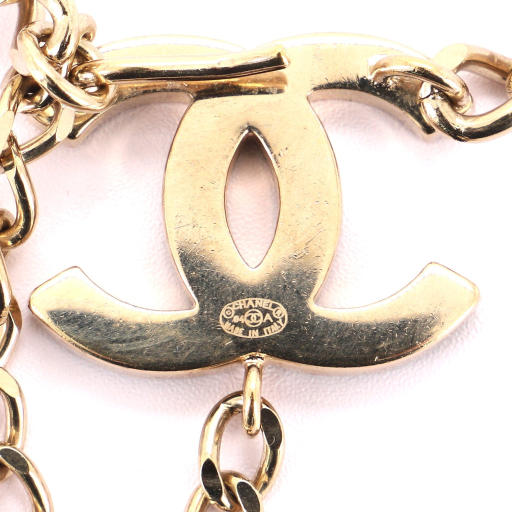 CC Charm Chain Belt Metal with Enamel 110