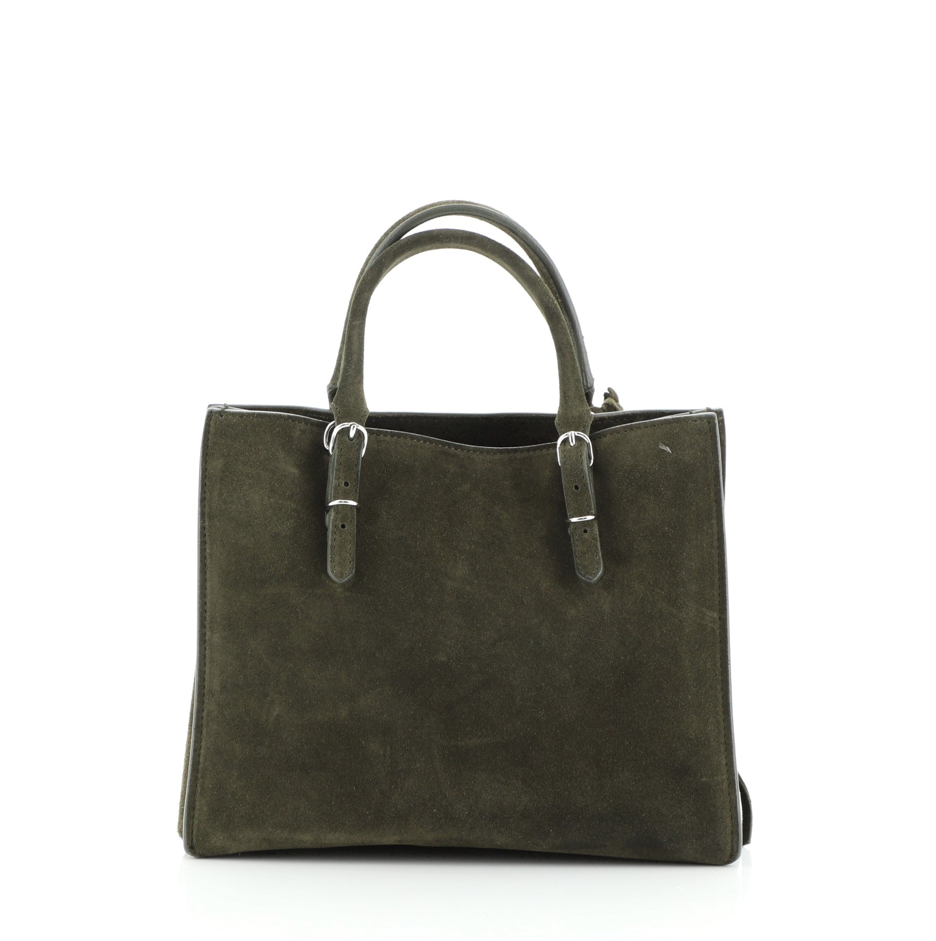 Papier A4 Zip Around Classic Studs Bag Suede Mini