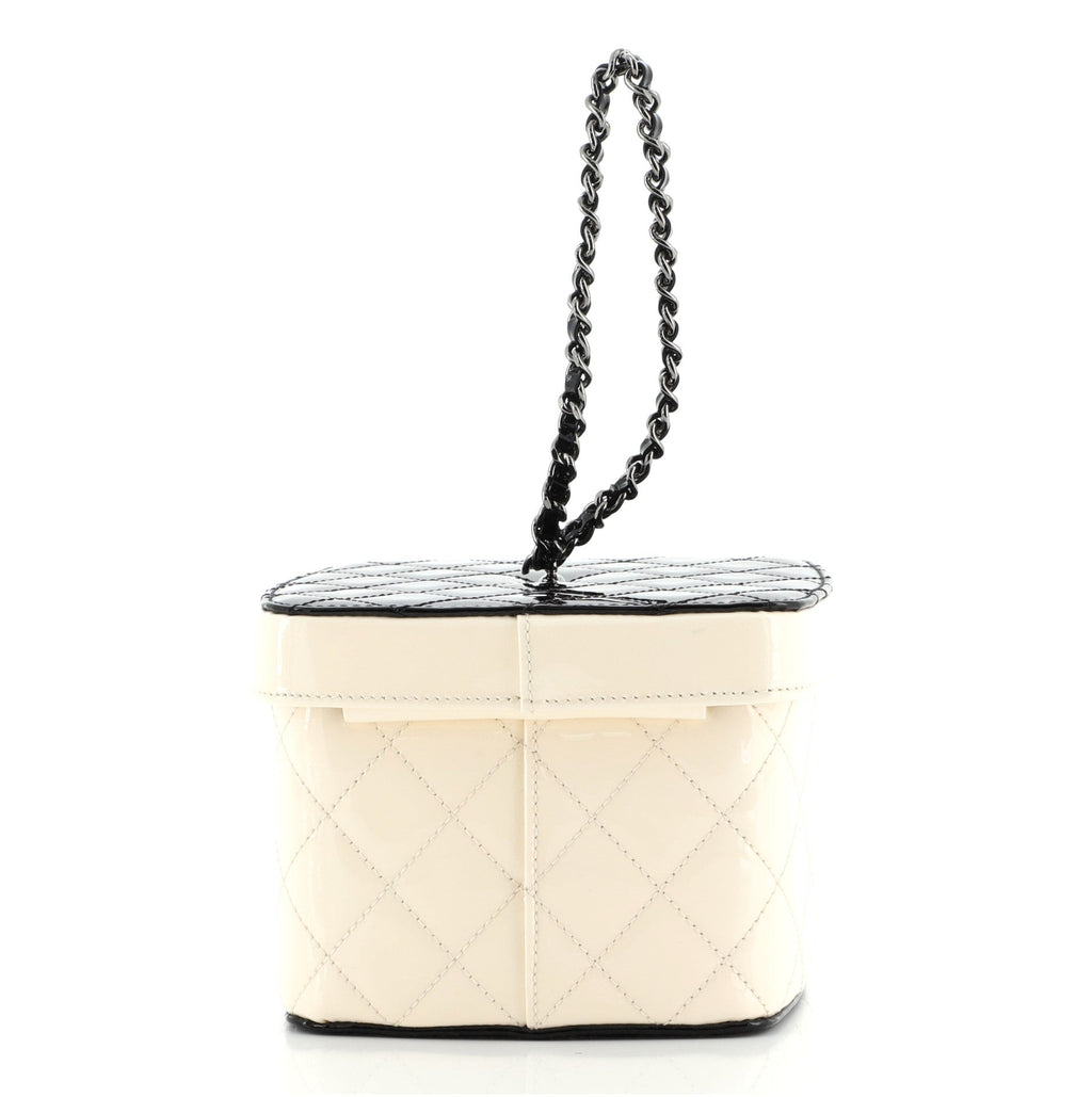 Makeup Case Minaudiere Quilted Patent Mini