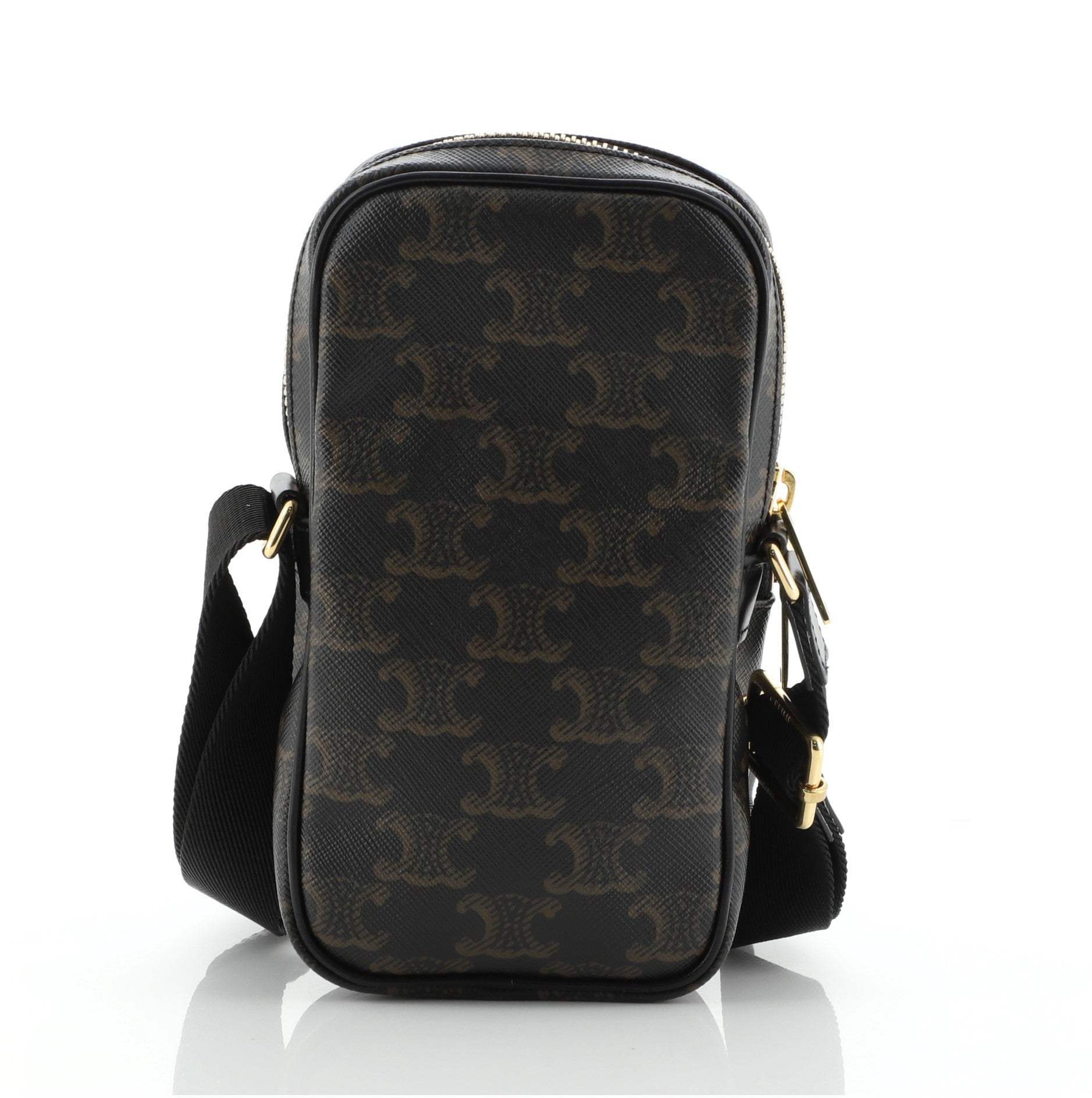 Pocket Messenger Bag Triomphe Jacquard Canvas Mini