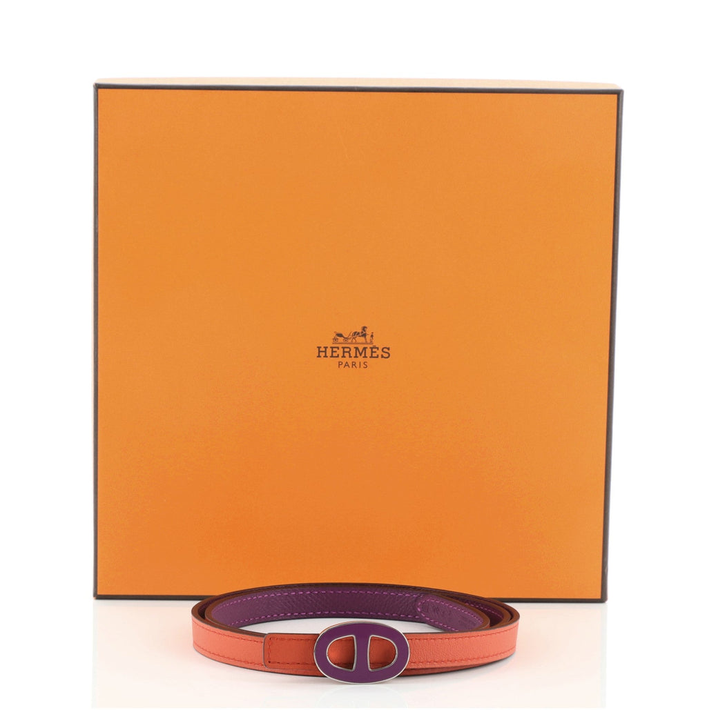 Chaine D'Ancre Reversible Belt Leather Thin 80