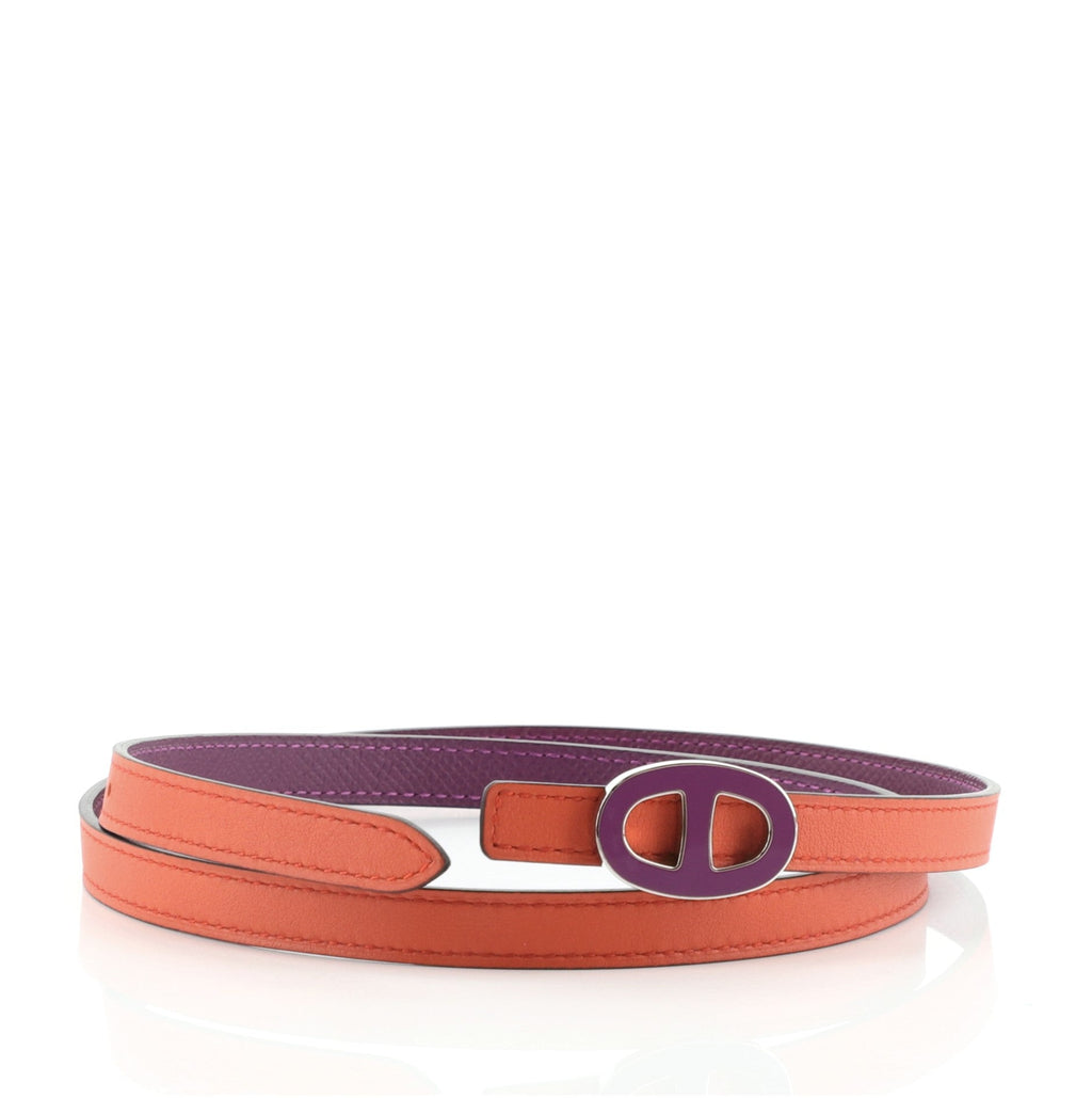 Chaine D'Ancre Reversible Belt Leather Thin 80
