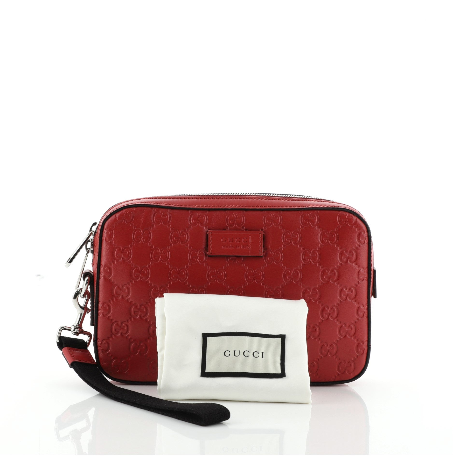 Wristlet Clutch Guccissima Leather
