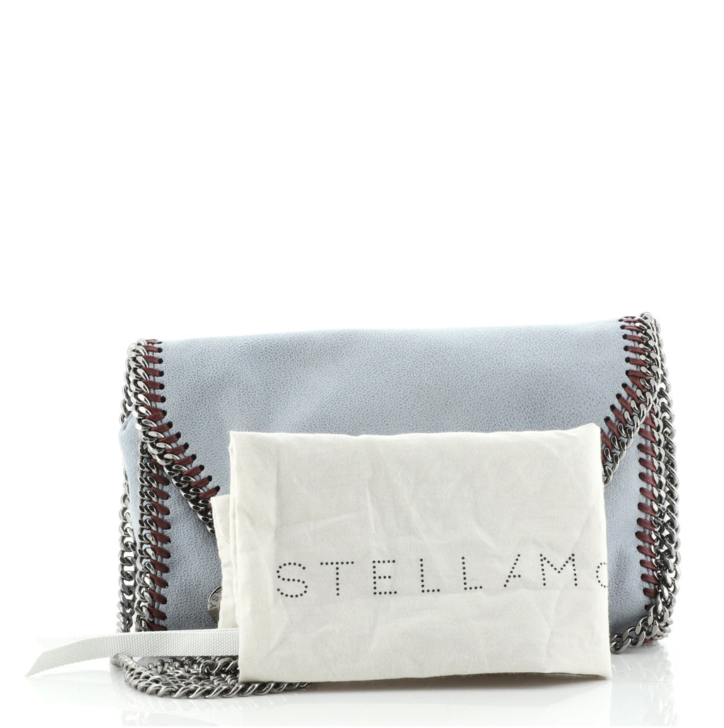 Falabella Fold Over Flap Crossbody Bag Shaggy Deer Mini