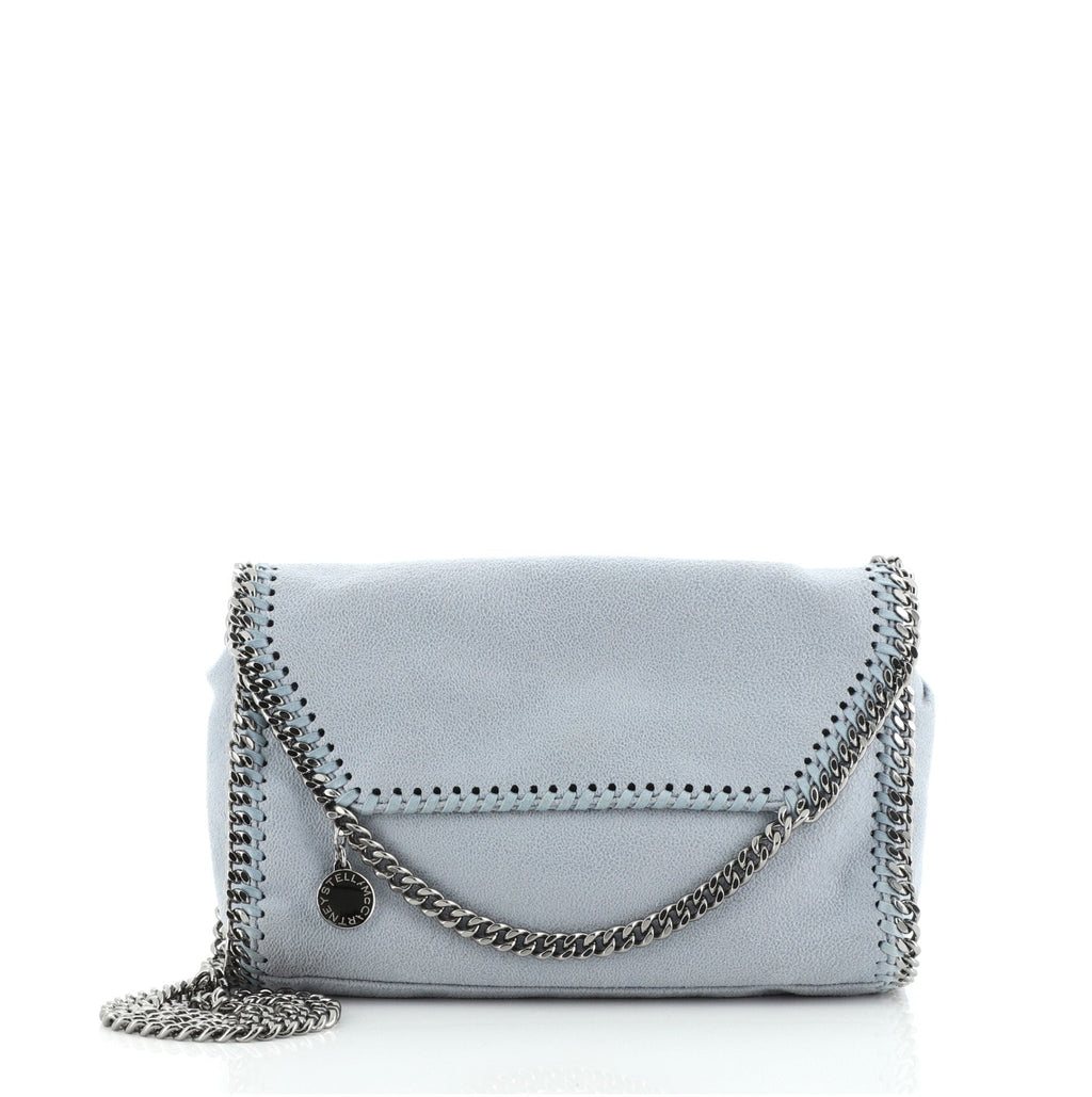 Falabella Fold Over Flap Crossbody Bag Shaggy Deer Mini