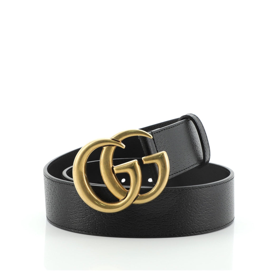 GG Marmont Belt Leather Wide 75