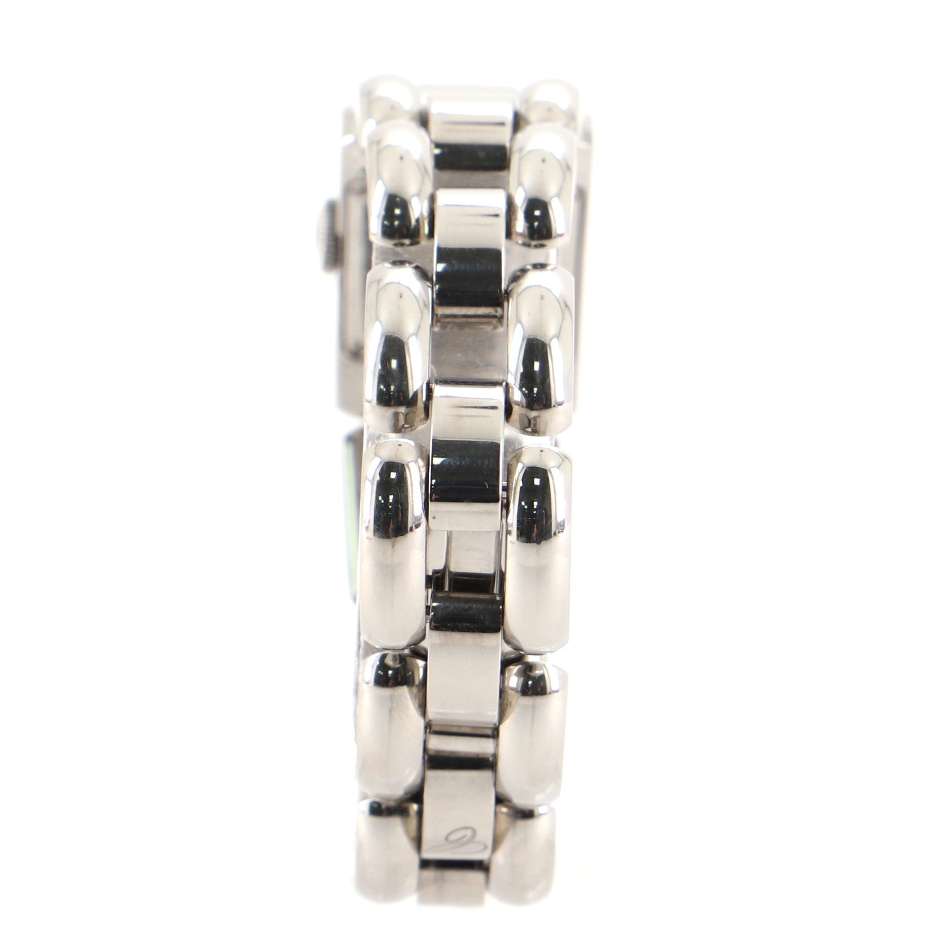 La Strada Quartz Watch Stainless Steel with Diamond Bezel and Mother of Pearl 18