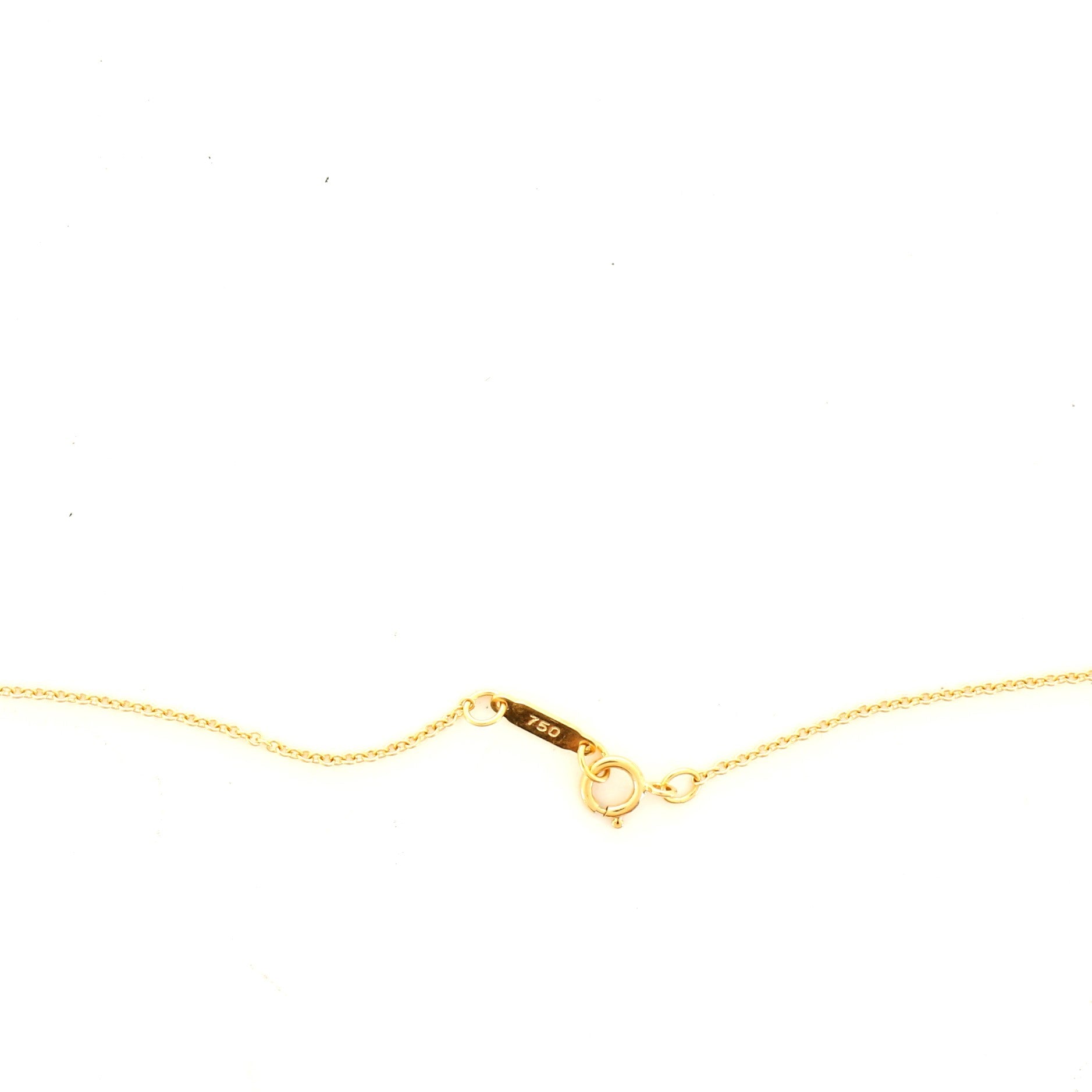 Cluster Pendant Necklace 18K Yellow Gold with Ruby and Diamonds