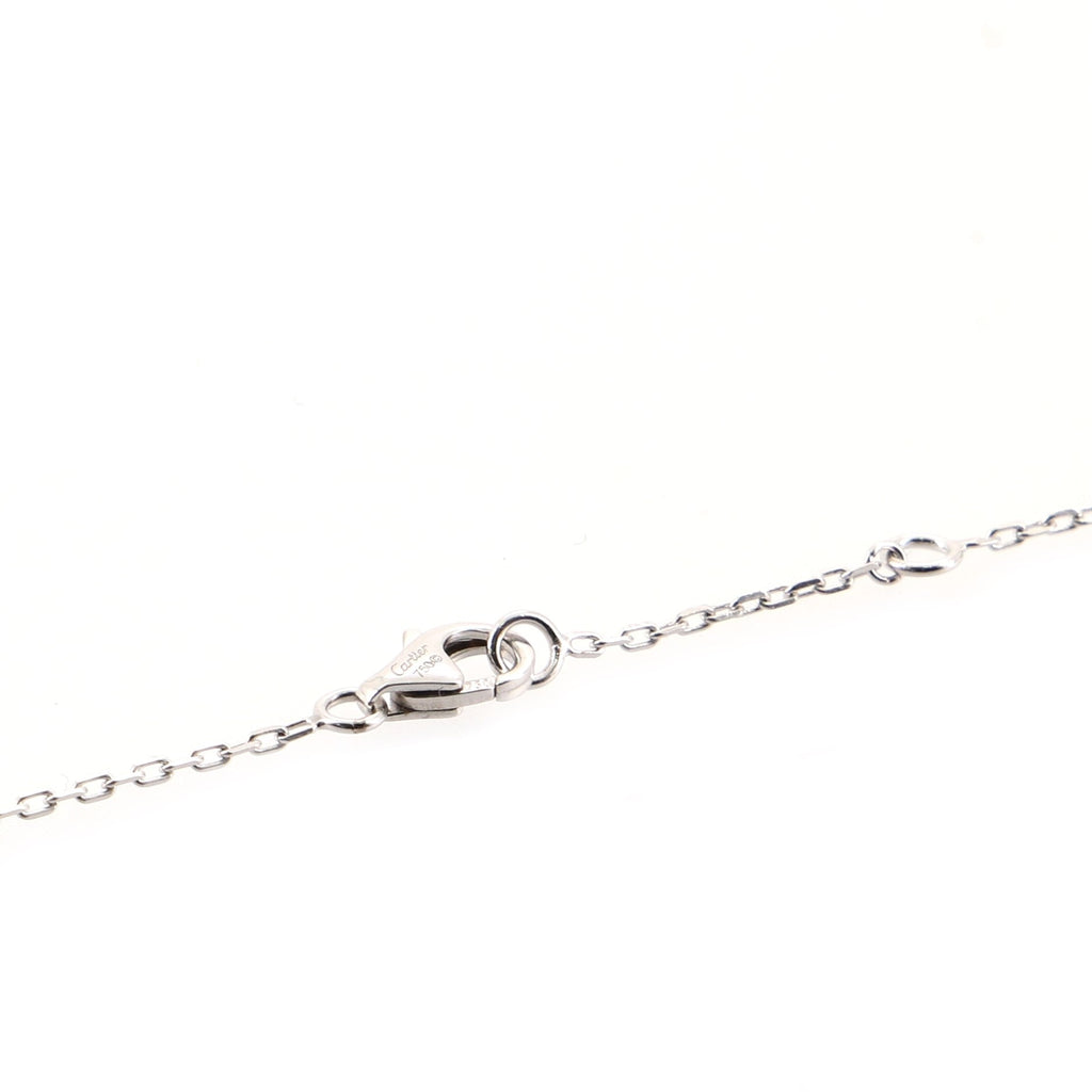 Heart 3 Diamond Pendant Necklace Platinum with Diamonds