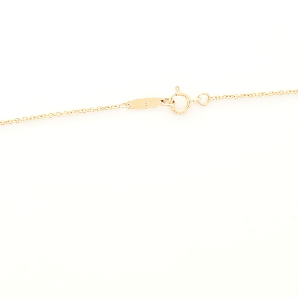 Bow Pendant Necklace 18K Yellow Gold