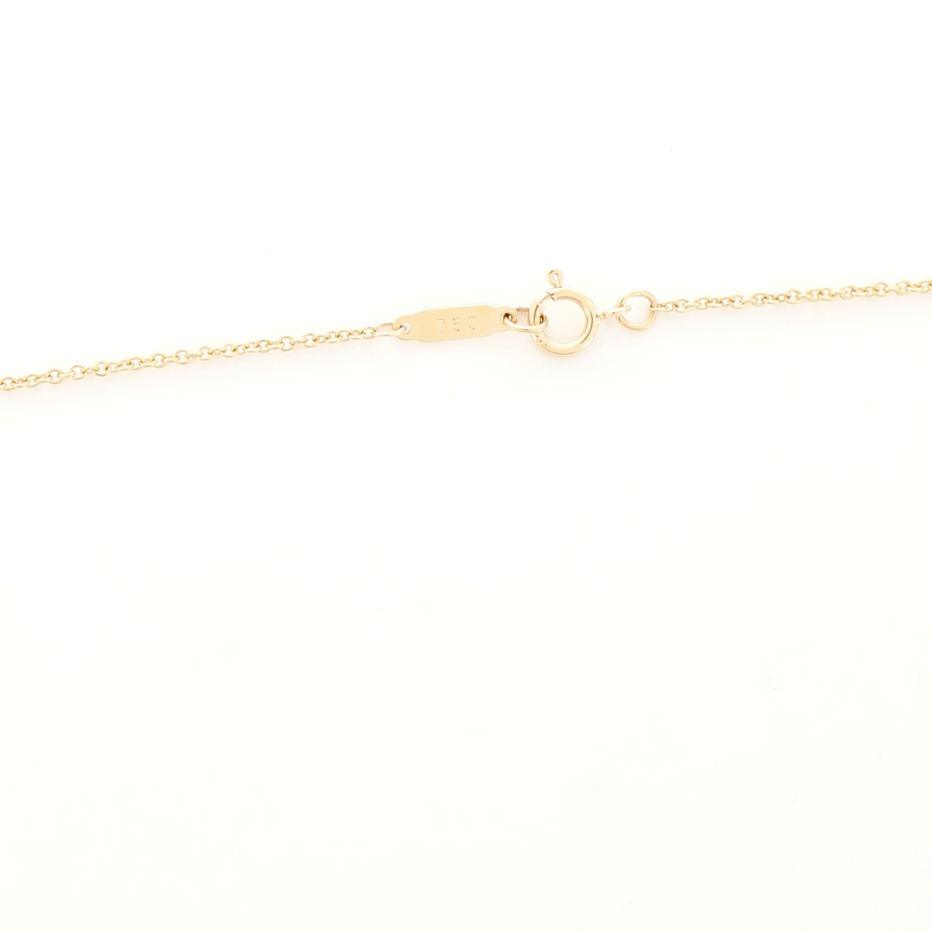 Bow Pendant Necklace 18K Yellow Gold