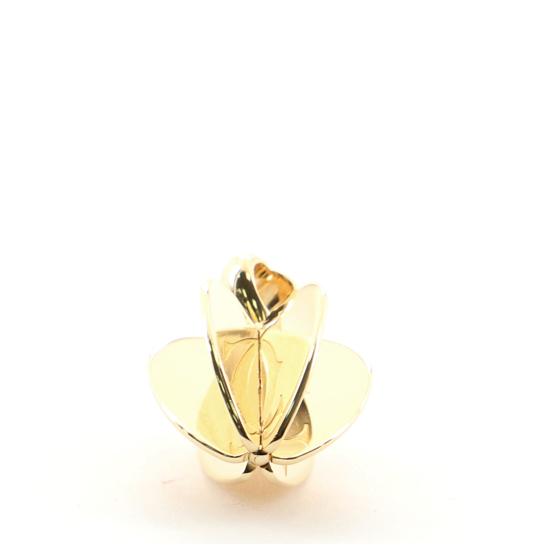 Golden Apple Pendant Necklace 18K Yellow Gold