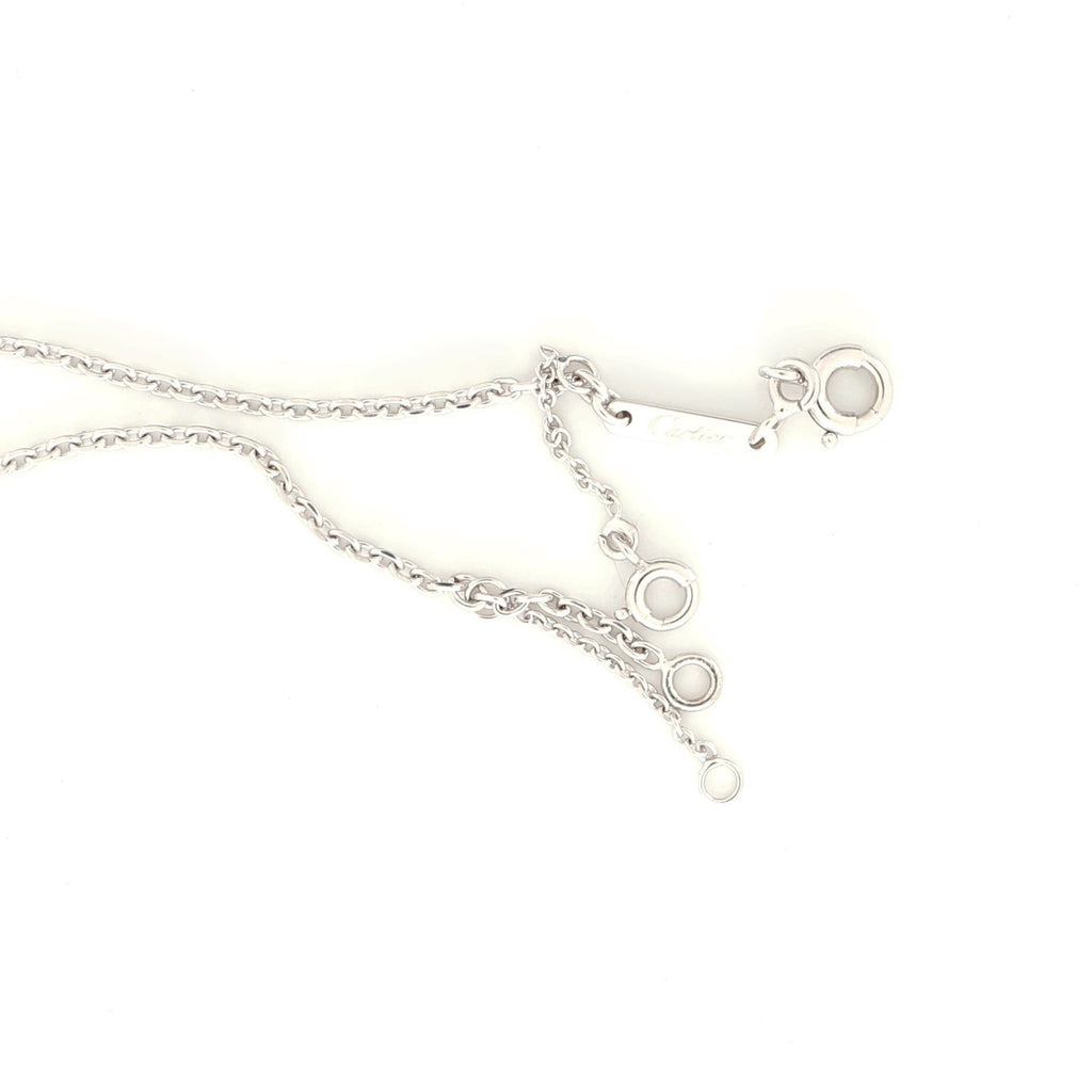 C Heart de Cartier Pendant Necklace 18K White Gold