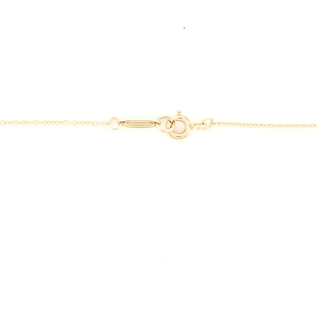Bow Pendant Necklace 18K Yellow Gold Mini