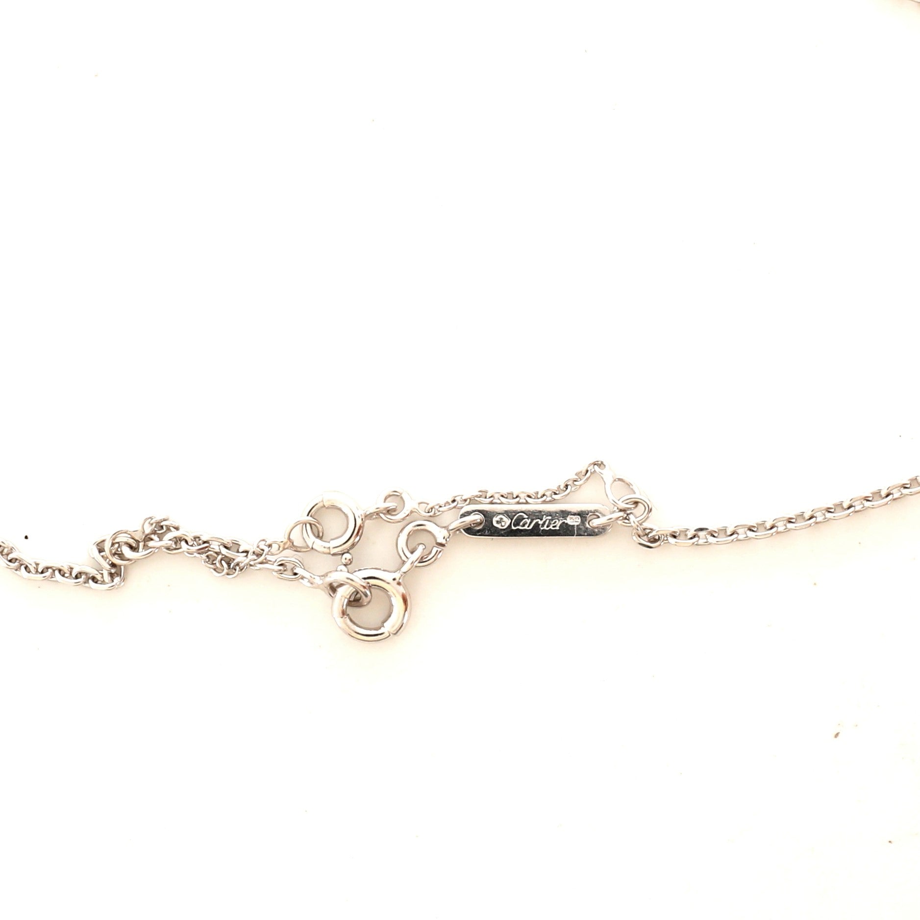 C Heart de Cartier Pendant Necklace 18K White Gold