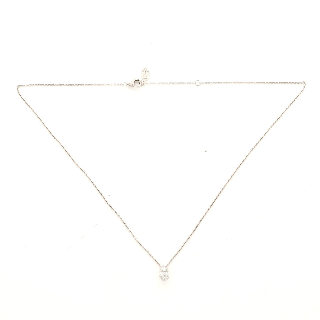 Etincelle de Cartier Pendant Necklace 18K White Gold and Diamonds