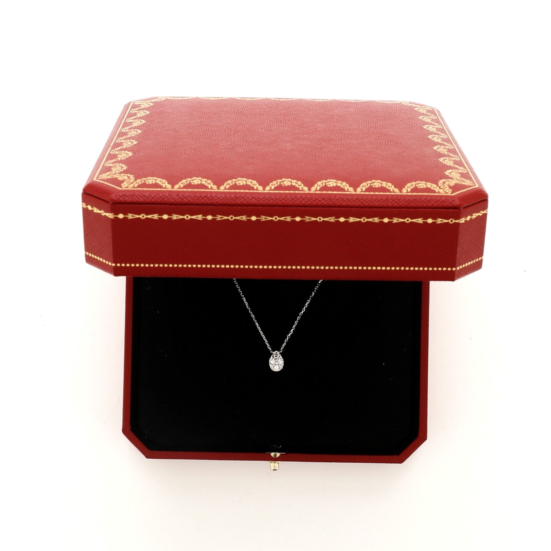 Etincelle de Cartier Pendant Necklace 18K White Gold and Diamonds