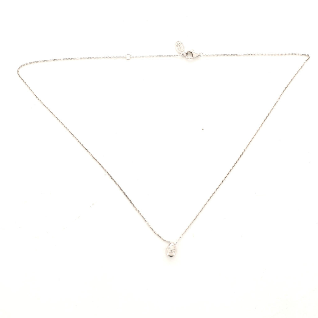 Etincelle de Cartier Pendant Necklace 18K White Gold and Diamonds