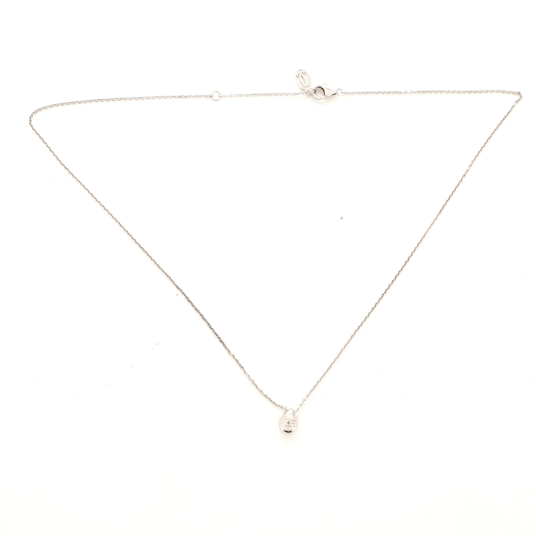 Etincelle de Cartier Pendant Necklace 18K White Gold and Diamonds