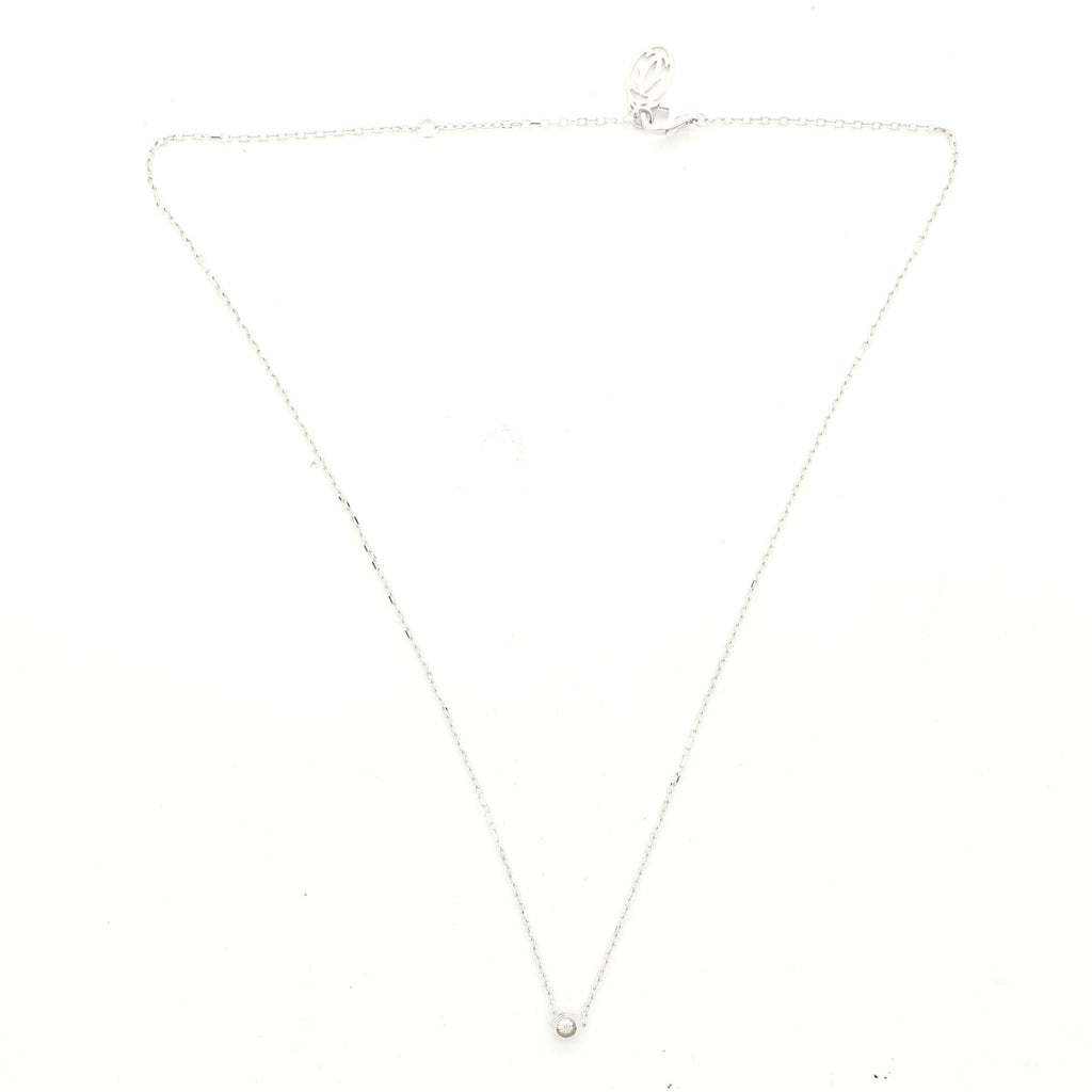 Diamants Legers Necklace 18K White Gold with Diamond Small