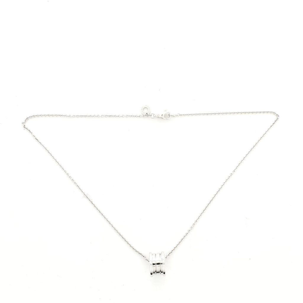 B.Zero1 Pendant Necklace 18K White Gold