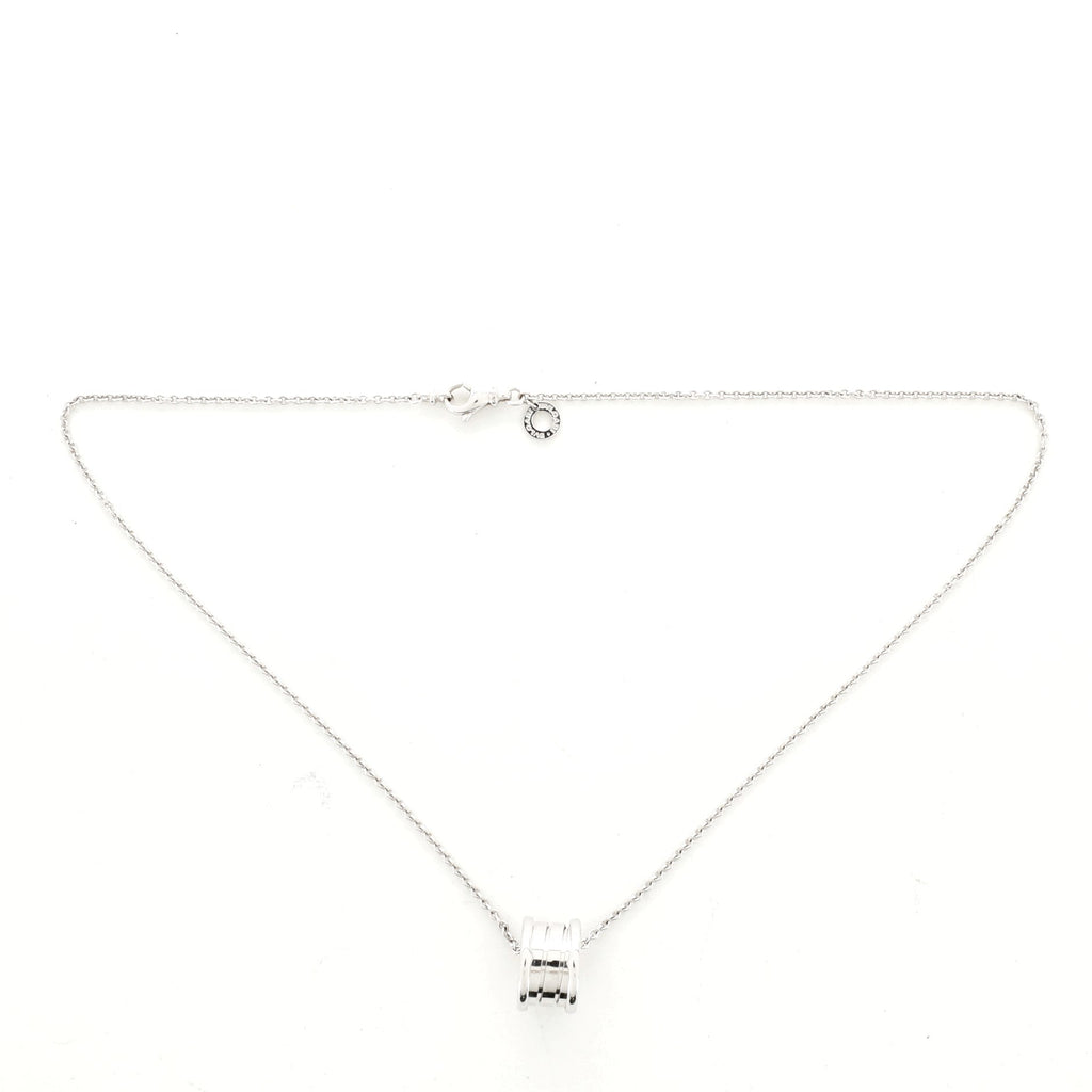B.Zero1 Pendant Necklace 18K White Gold