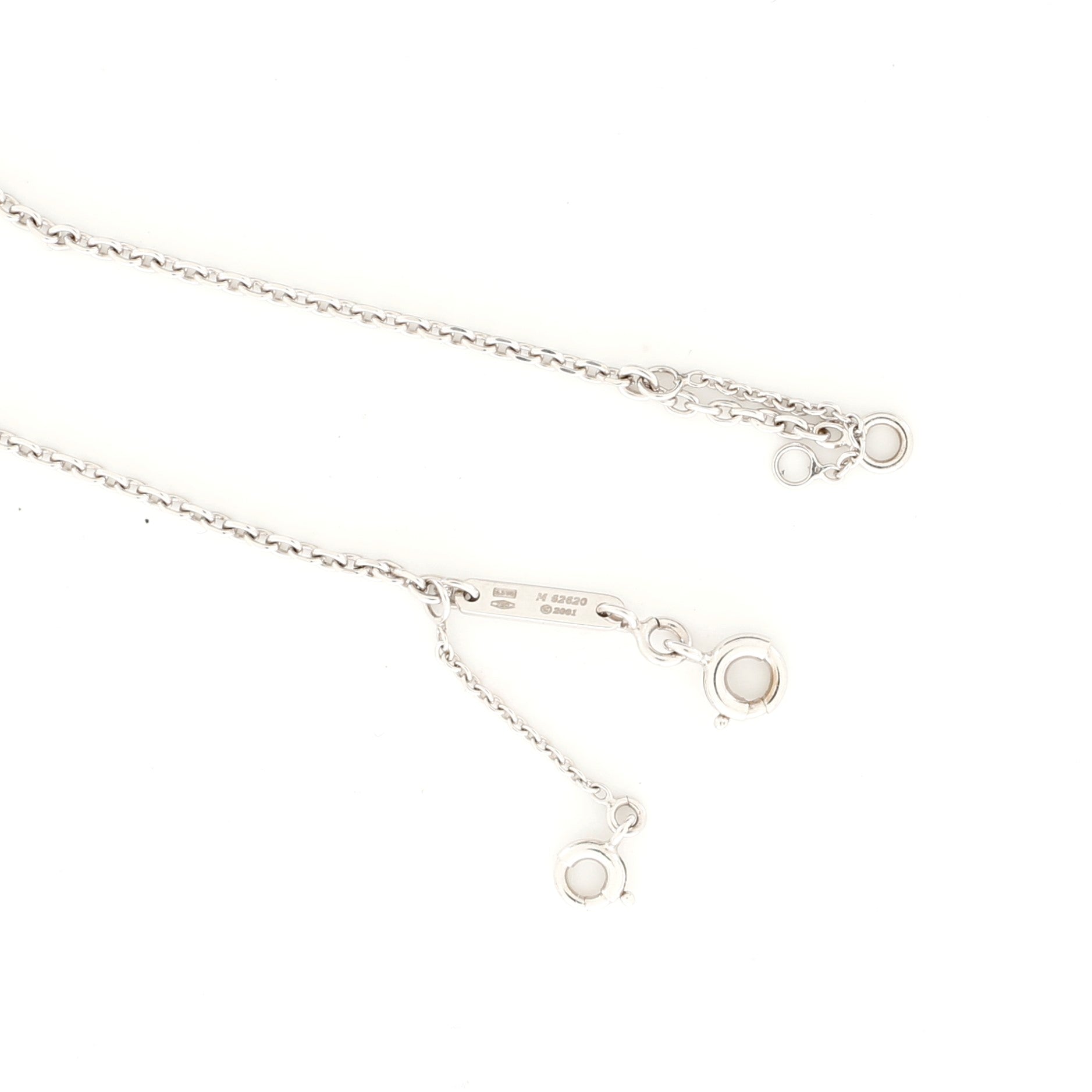 C Heart de Cartier Pendant Necklace 18K White Gold