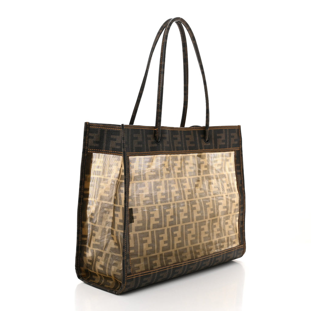 Mesh Glazed Fabric FF 1974 Tote Tobacco
