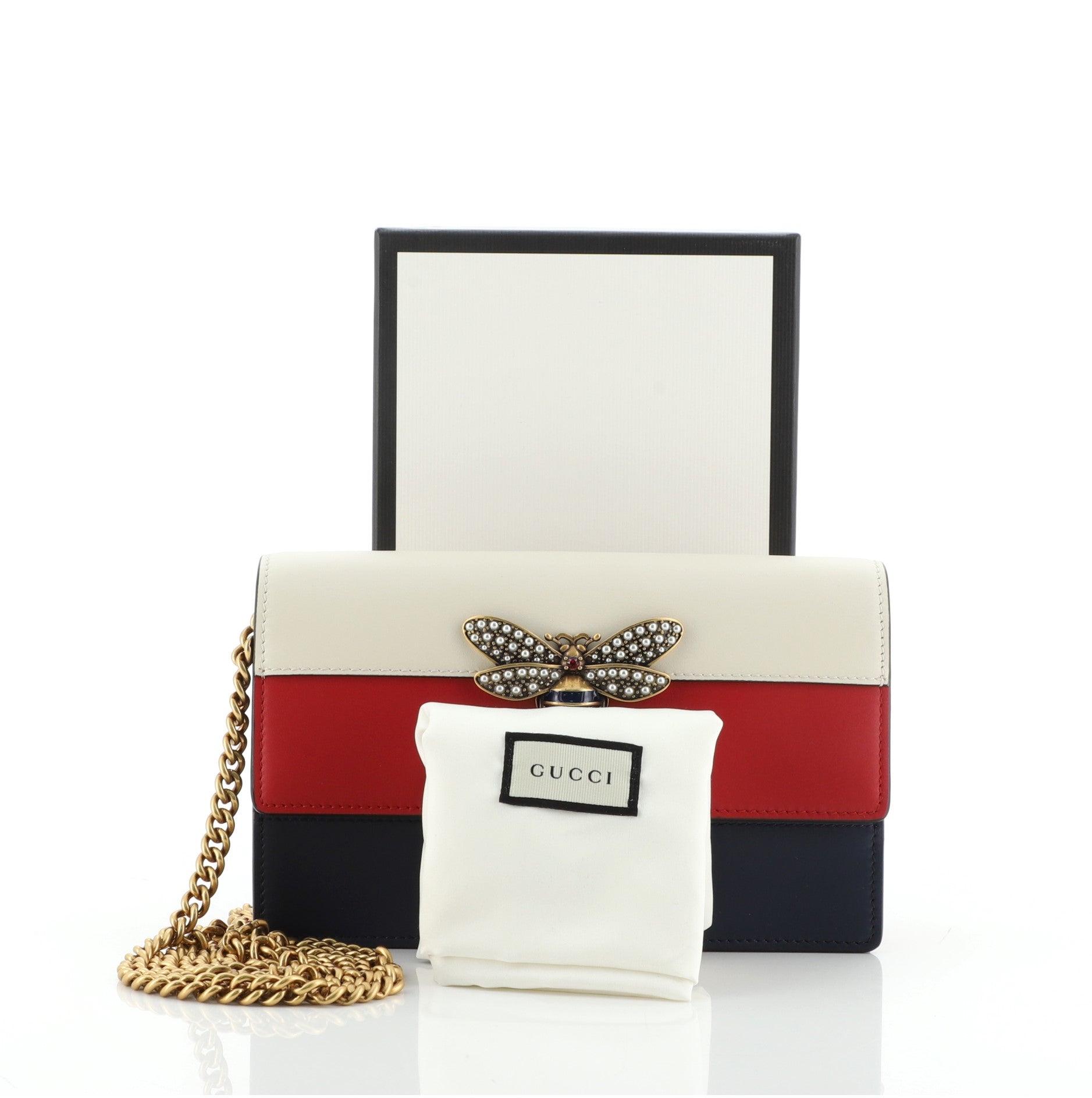 Queen Margaret Chain Wallet Leather Mini