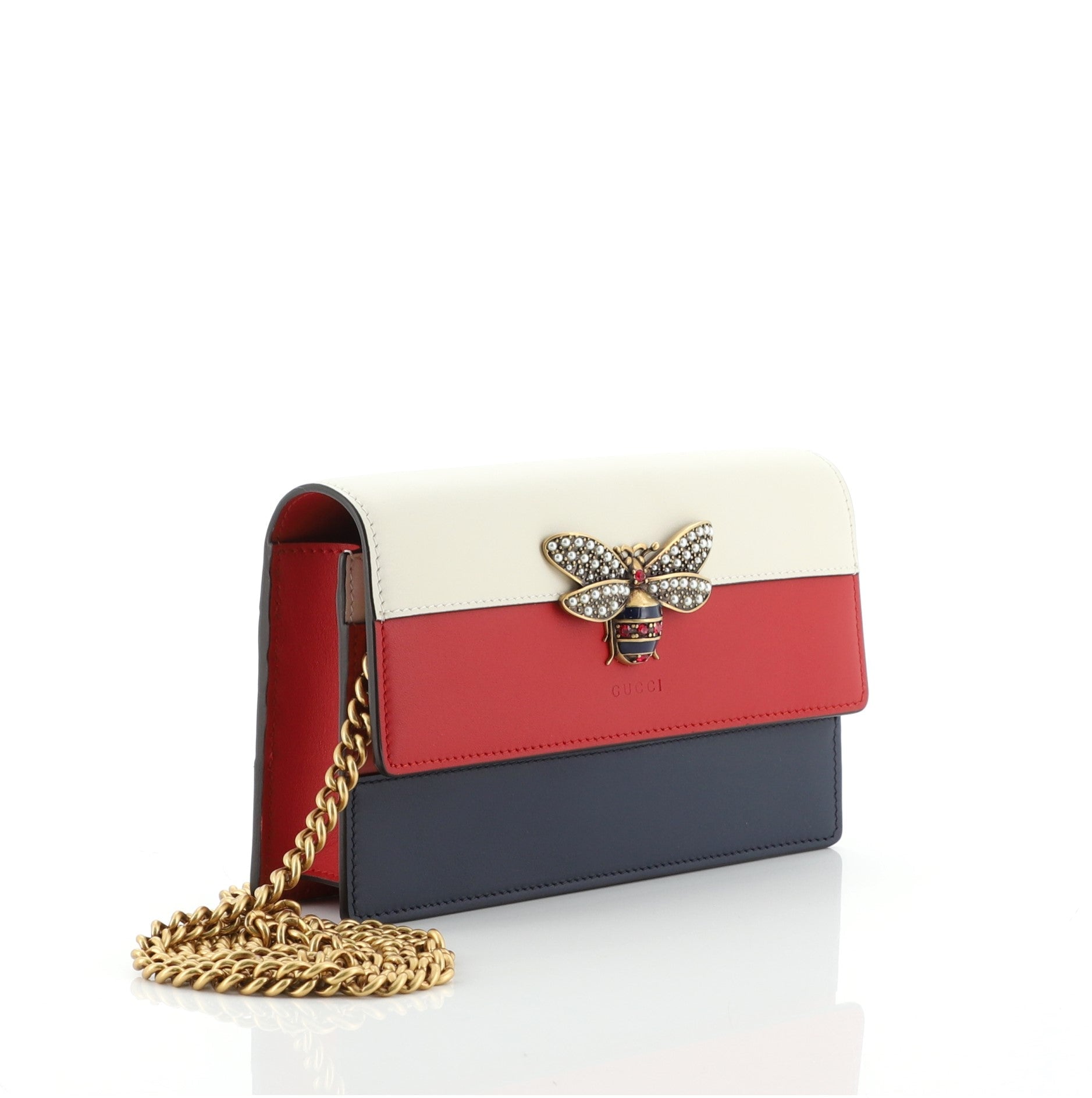Queen Margaret Chain Wallet Leather Mini