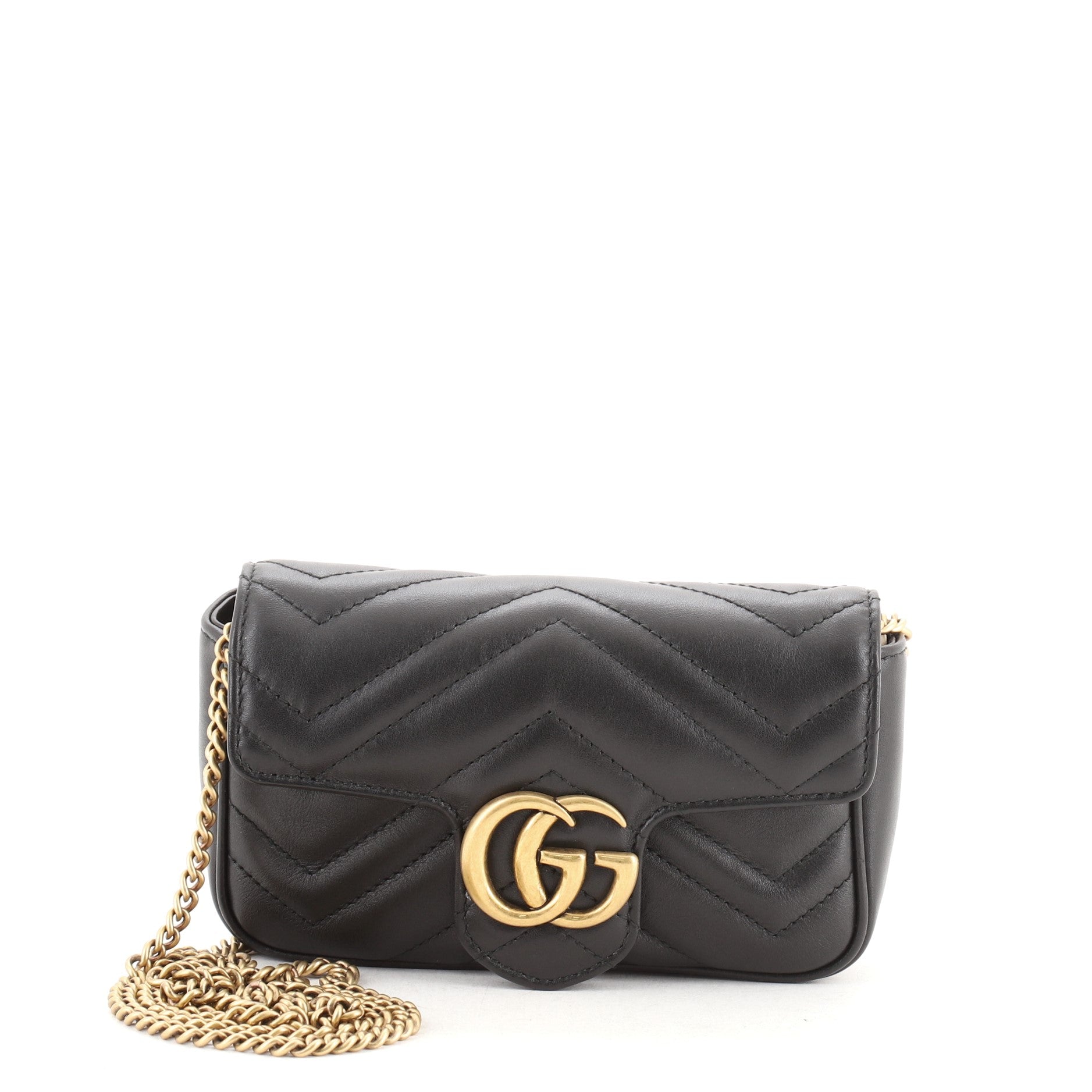 GG Marmont Flap Bag Matelasse Leather Super Mini